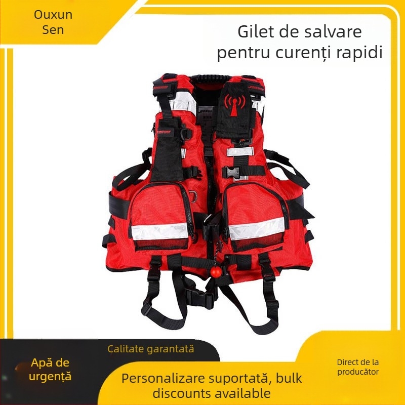 Ou xunsen veste de salvare 120N/150N/190N – vestă cu flotabilitate pentru intervenții în râuri torențiale și activități în aer liber