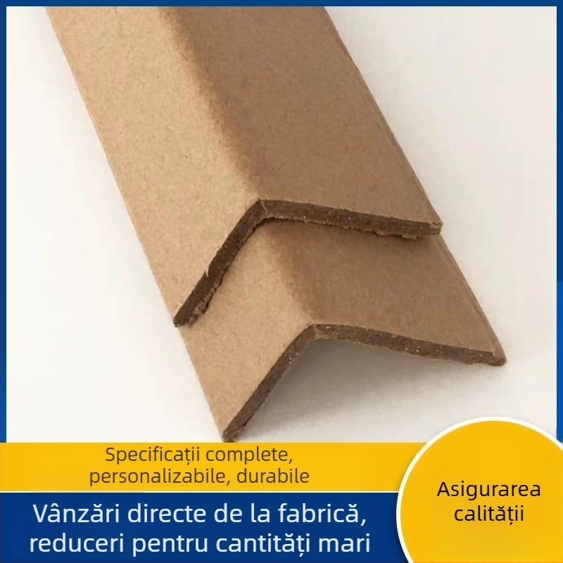 Protector de colț din Kraft, în formă de L, marca Zilong Packaging, origine China