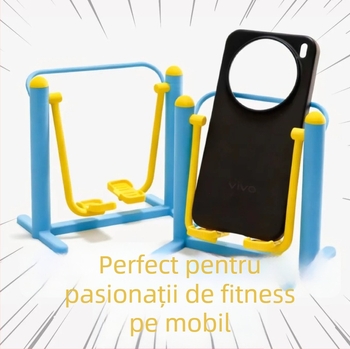 Suport modular pentru telefon, decor de birou creativ din plastic, echipament de fitness simulativ