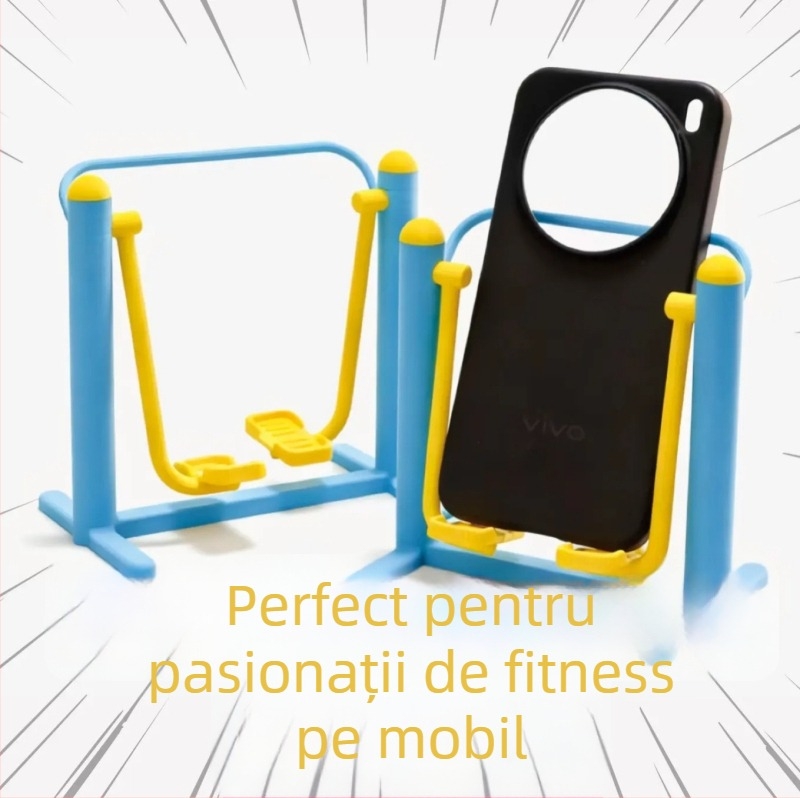 Suport modular pentru telefon, decor de birou creativ din plastic, echipament de fitness simulativ