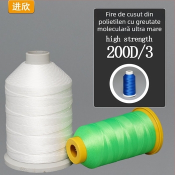 Fir textil de cusut cu rezistență înaltă — Dali Horse, fibră de polietilenă; pentru pescuit, activități în aer liber, cusături industriale și țesut plasă