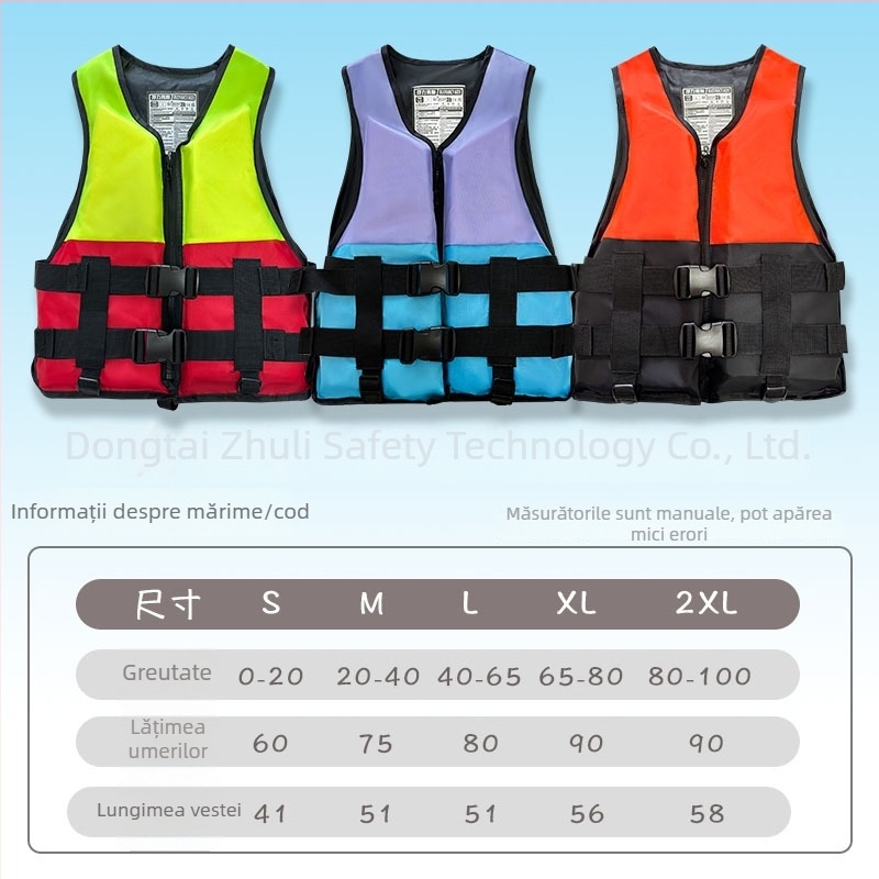 Vestă de salvare pentru adulți, plutuitor mare pentru rafting pe mare și înot, model Jsy, brand Other, suport pentru personalizare