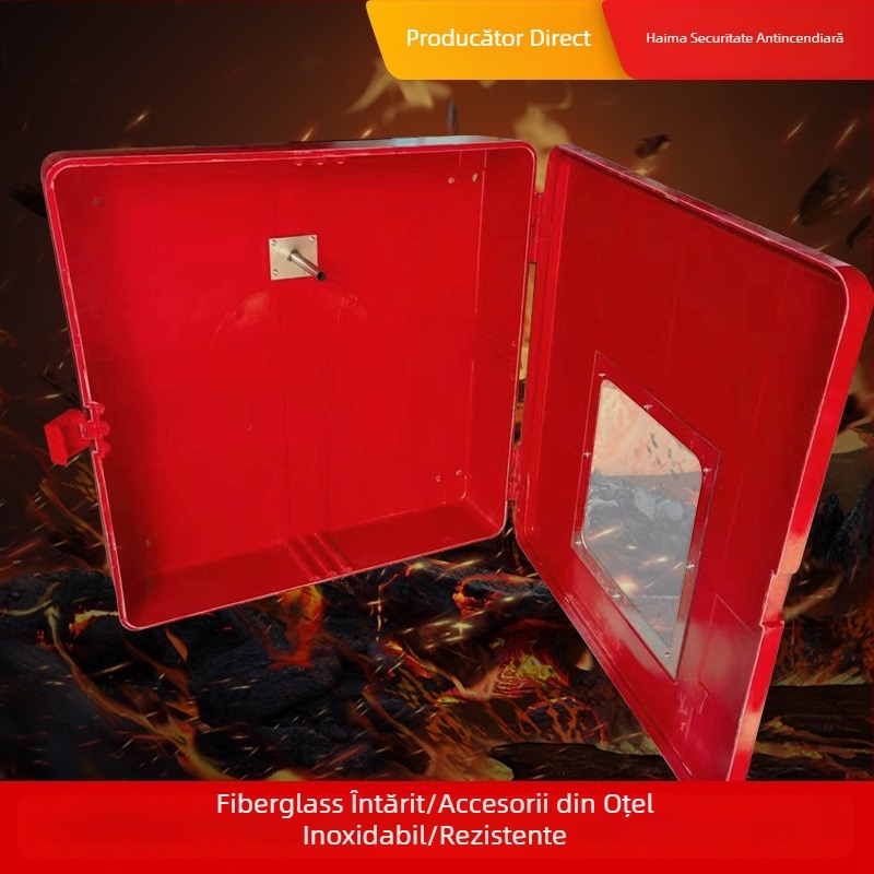 Cutie de depozitare din fibră de sticlă pentru echipamente de salvare cu ușă transparentă, Seahorse, model Life-Saving Supplies Storage Box, personalizabilă