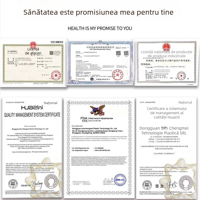 Recipient de ambalare pentru caju – plastic PET, capacitate 1 L, cu capac