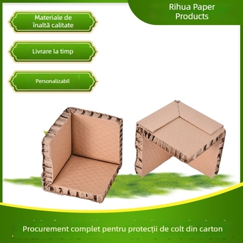 Protector de colț din hârtie Kraft, formă L, marca Rihua