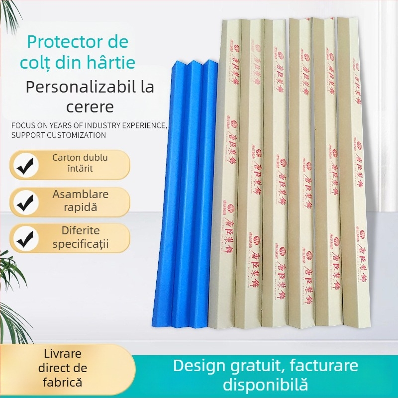 Protector de colț din hârtie – înaltă rezistență, pentru transport și logistică, marcă Senhong, prelucrare și personalizare disponibile