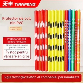 Bandă decorativă din PVC pentru protecția colțurilor pereților și a plăcilor
