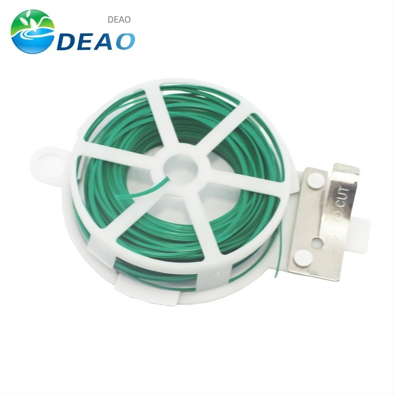 Deo Linie de legare pentru grădină – sârmă din fier pentru susținerea plantelor și cățărarea vițelor