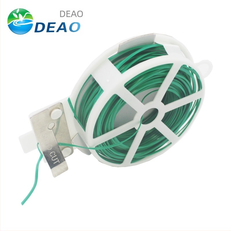 Deo Linie de legare pentru grădină – sârmă din fier pentru susținerea plantelor și cățărarea vițelor