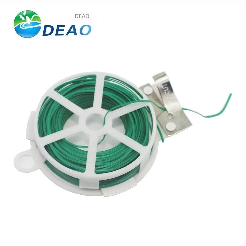 Deo Linie de legare pentru grădină – sârmă din fier pentru susținerea plantelor și cățărarea vițelor