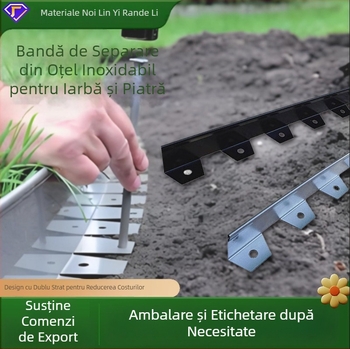 Green Zhi ornament de grădină din oțel inoxidabil, pentru comunități, grădină și drum