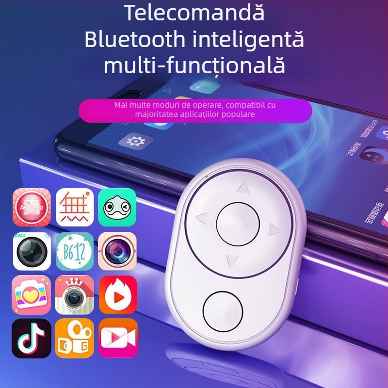 Telecomandă Bluetooth pentru smartphone – pentru selfie și streaming live, rază wireless de 10 m, model JS-YK