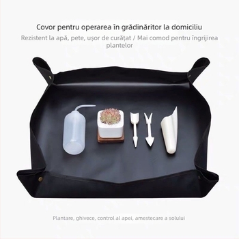 Covor de grădină din țesătură Oxford îngroșată, impermeabil pentru transplantare și schimbarea solului la suculente