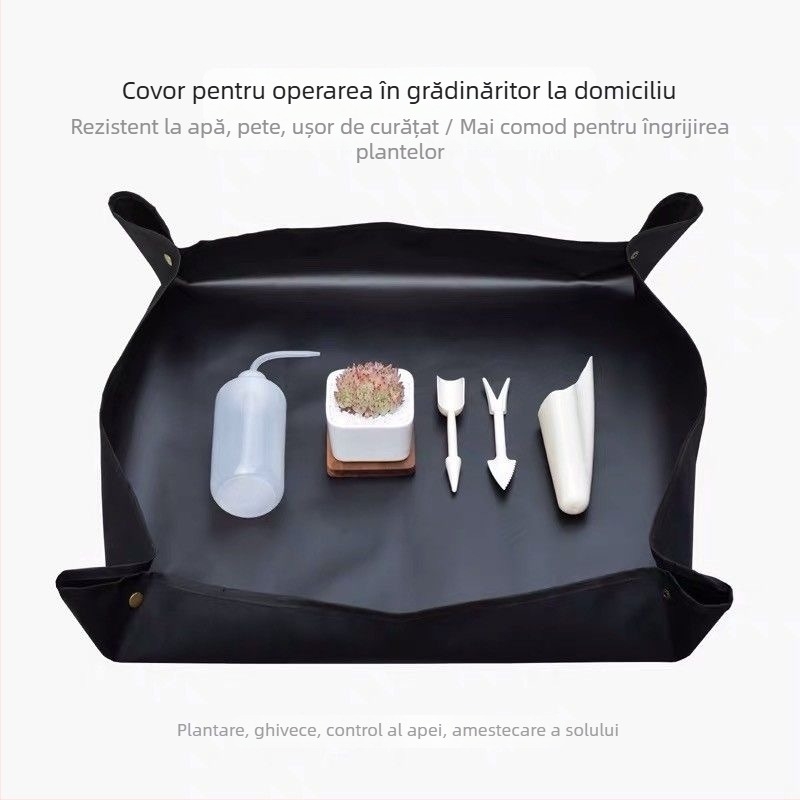 Covor de grădină din țesătură Oxford îngroșată, impermeabil pentru transplantare și schimbarea solului la suculente