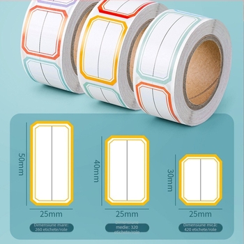 Bedome 2515 etichete autoadezive pentru nume, scrise de mână, material: etichetă autoadezivă, rolă rezistentă la apă