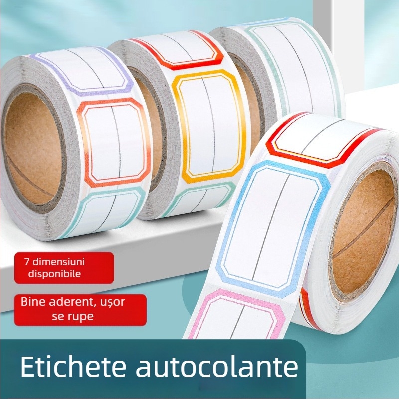 Bedome 2515 etichete autoadezive pentru nume, scrise de mână, material: etichetă autoadezivă, rolă rezistentă la apă