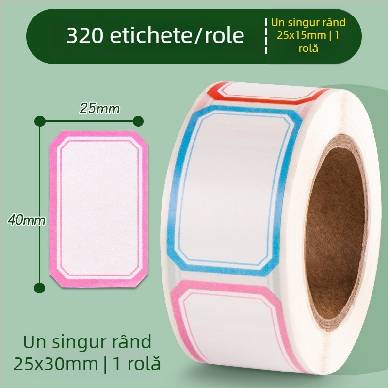 Bedome 2515 etichete autoadezive pentru nume, scrise de mână, material: etichetă autoadezivă, rolă rezistentă la apă