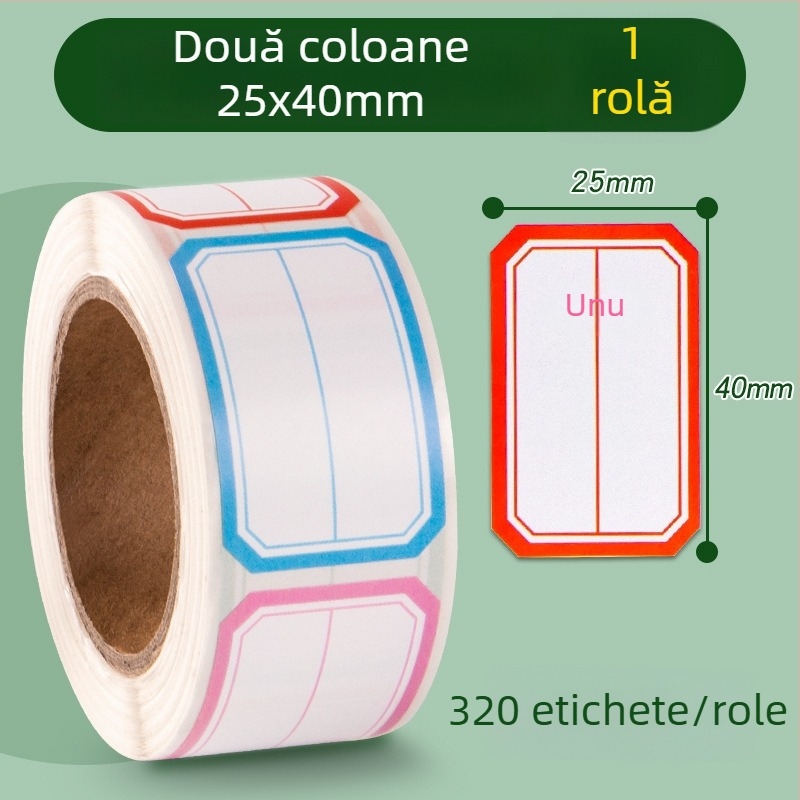 Bedome 2515 etichete autoadezive pentru nume, scrise de mână, material: etichetă autoadezivă, rolă rezistentă la apă