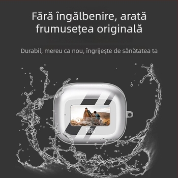 Carcasă transparentă de protecție pentru JBL LIVE BEAM3 și JBL buds3 — design universal, TPU material, turnare prin injecție, compatibilă cu alte modele, suport pentru personalizare