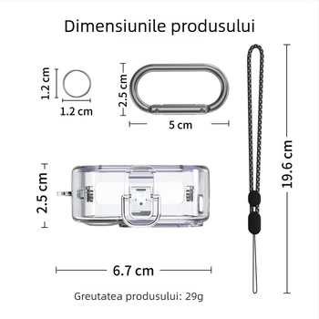 Carcasă de protecție Nothing Ear 2 — carcasă PC transparentă cu decupaje, rezistentă la căderi, fabricată prin injecție