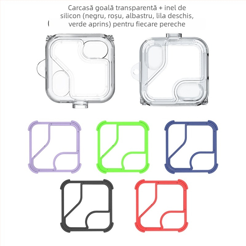 Carcasă de protecție Nothing Ear 2 — carcasă PC transparentă cu decupaje, rezistentă la căderi, fabricată prin injecție