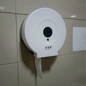 Cutie de perete pentru rolă de hârtie igienică — model GDH-01; din plastic, impermeabil, montaj pe perete fără găuri, pentru baie