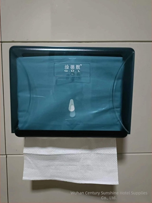 Cutie de perete pentru rolă de hârtie igienică — model GDH-01; din plastic, impermeabil, montaj pe perete fără găuri, pentru baie