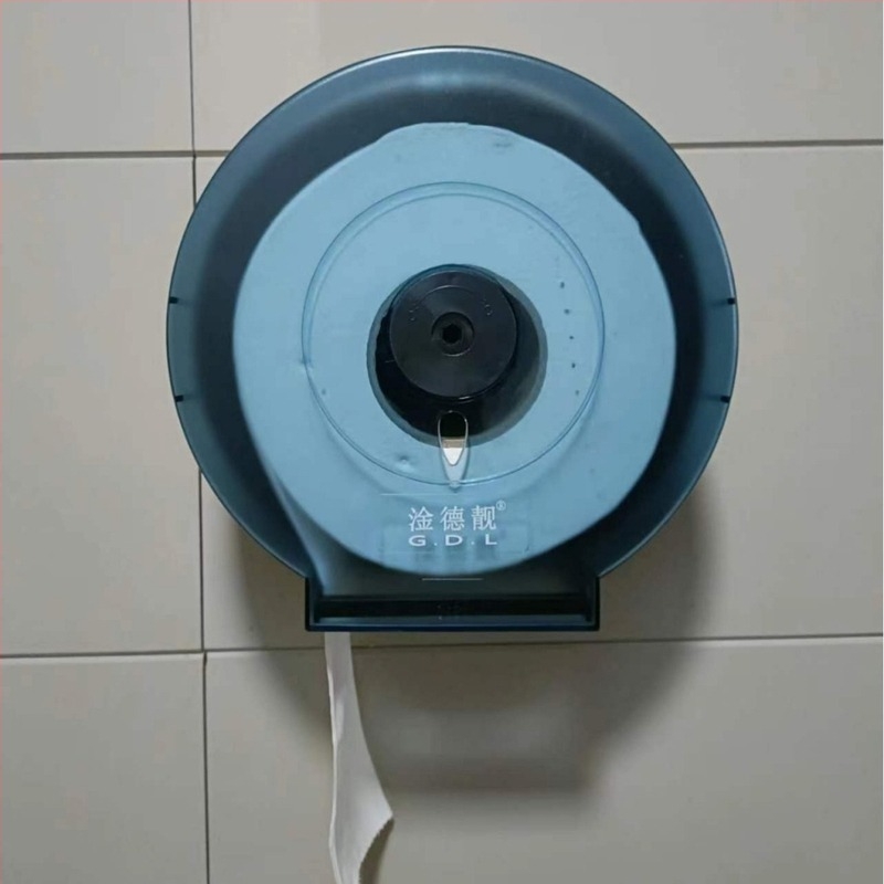 Cutie de perete pentru rolă de hârtie igienică — model GDH-01; din plastic, impermeabil, montaj pe perete fără găuri, pentru baie