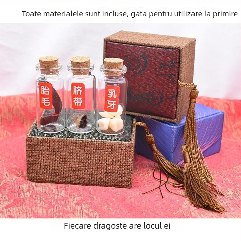 Cutie DIY pentru amintiri ale bebelușului: păr, cordon ombilical și dinți de lapte