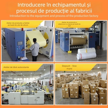 Hârtie autoadezivă pentru imprimare, destinat publicității, aderență înaltă, imprimare prin transfer termic, adeziv cu topire la cald, substrat