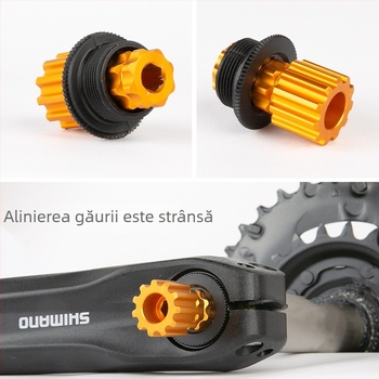 AXI unealtă din aluminiu pentru montajul și demontajul ansamblului integrat al pedalelor în Bottom Bracket, șurub Plum Blossom, personalizabil