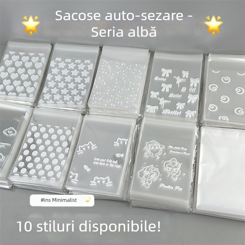 Sacos Ziplock pentru carduri și bijuterii — material transparent OPP+PET+CPP, cod F985655m79tm77, pentru ambalarea cardurilor și bijuteriilor