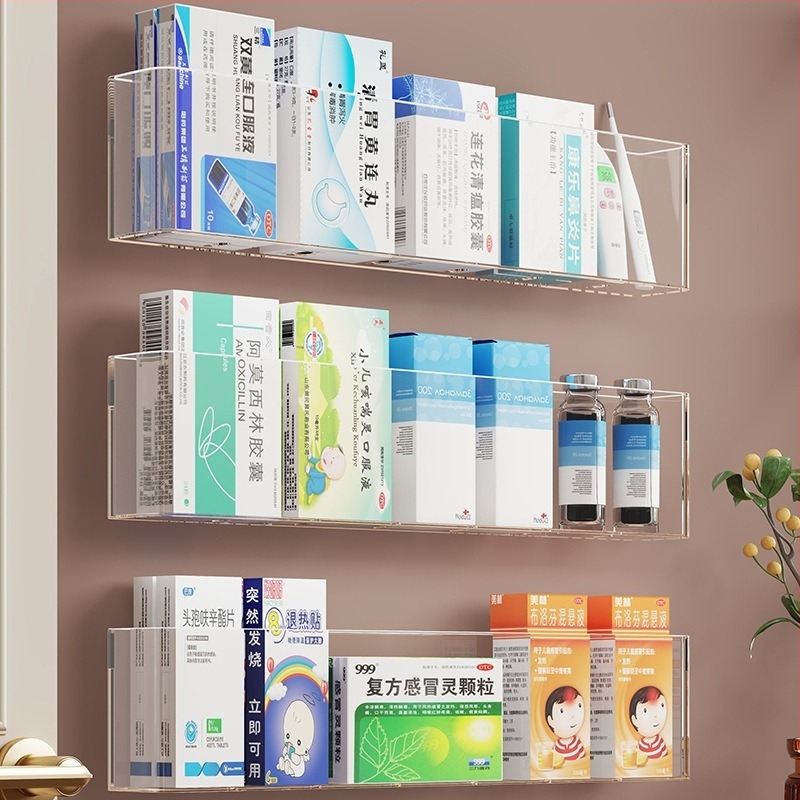 Cutie depozitare medicamente, montată pe perete, acrilică, multi-strat, capacitate 1 L.