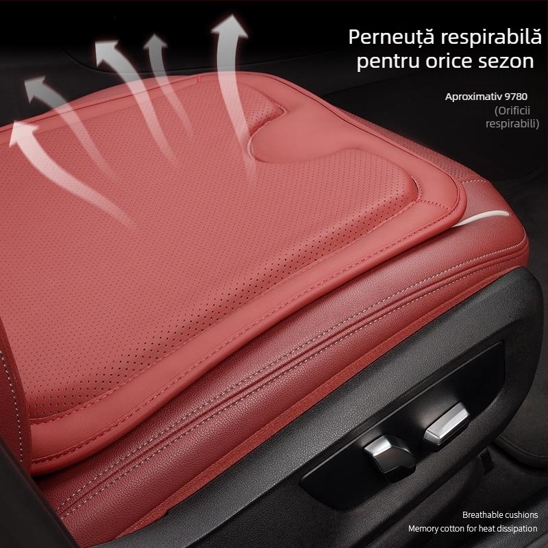 Perne de șezut auto, umplere cu lavandă, suprafață din poliester ventilată, universală pentru toate anotimpurile, brand Horse Slide