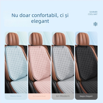 Perne de șezut auto pentru vară, gel de răcire cu silicon ice-silk, ventilate și respirabile