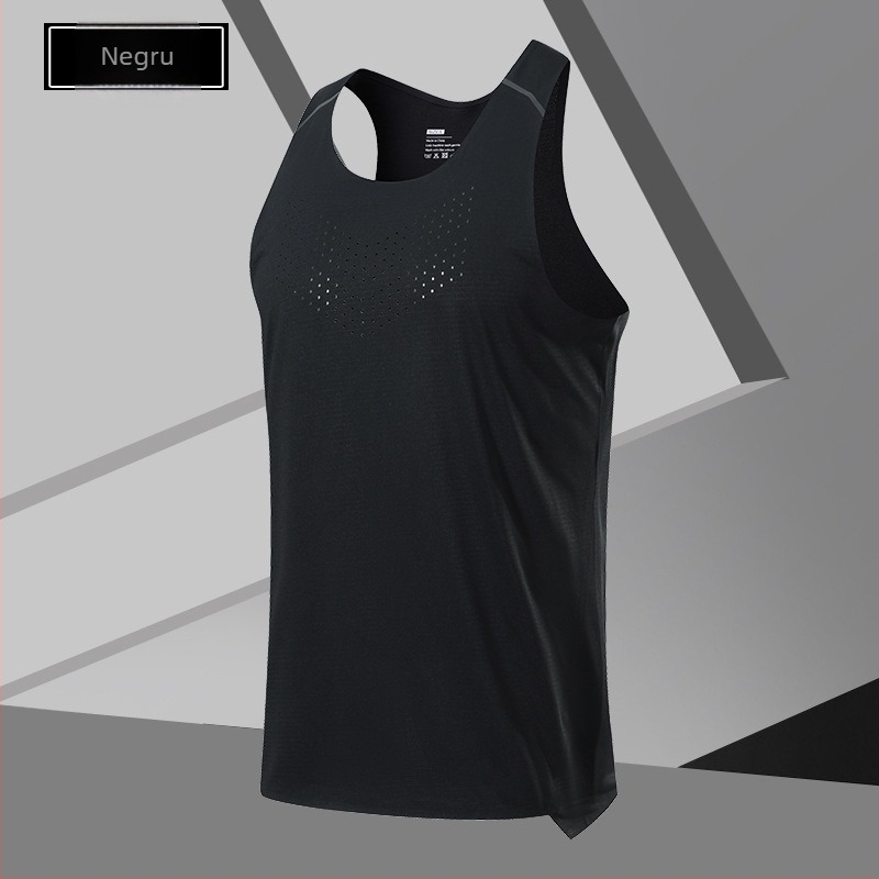 Vesta sport unisex cu glugă — uscare rapidă, respirabilă, gestionarea umezelii, amestec poliester
