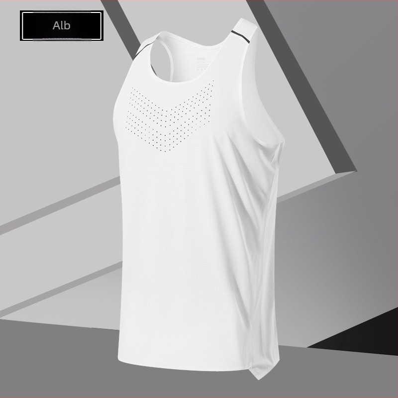 Vesta sport unisex cu glugă — uscare rapidă, respirabilă, gestionarea umezelii, amestec poliester