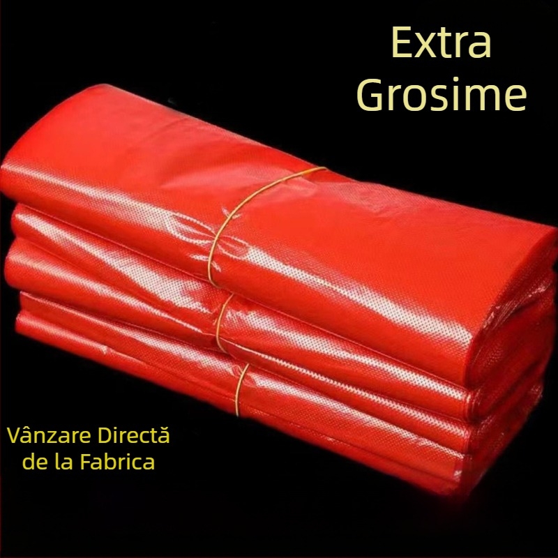 Sac de gunoi, PE material, de unică folosință, stil vestă, pentru uz casnic