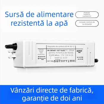 Sursă de alimentare LED pentru projector cu curent și tensiune constante, IP67 rezistent la apă, seria Waterproof, sursă de alimentare cu comutare, greutate 0.225 kg