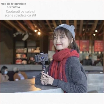 SR2 Trepied Manual cu Bară Lungă pentru Smartphone-uri și Camere Fără Oglindă, Carcasă din Aluminiu, Compatibilitate Universală, Fără Telecomandă, Fără Bluetooth, Fără Iluminare Auxiliară, Fără Stabilizare