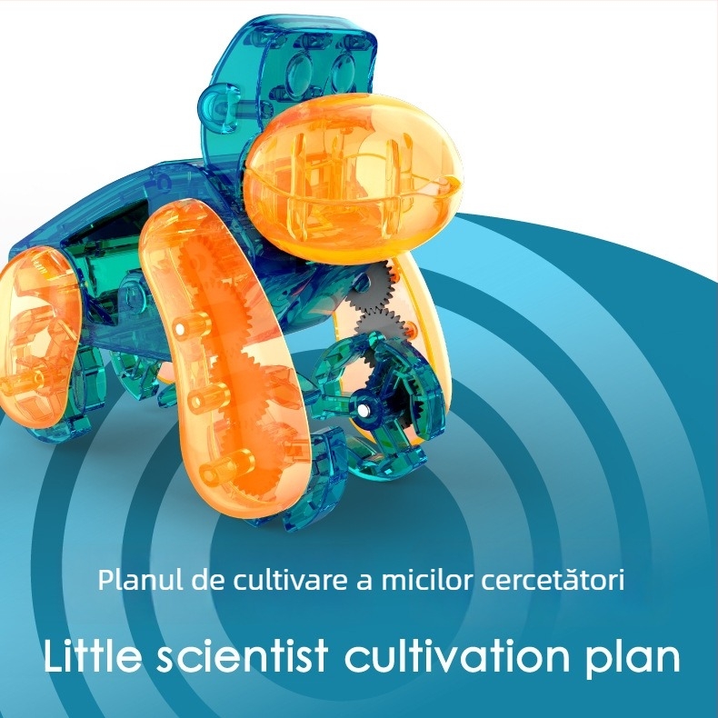 Joc STEM DIY cu melc solar pentru 7–14 ani • plastic • Brand Zesheng • alimentat cu energie solară