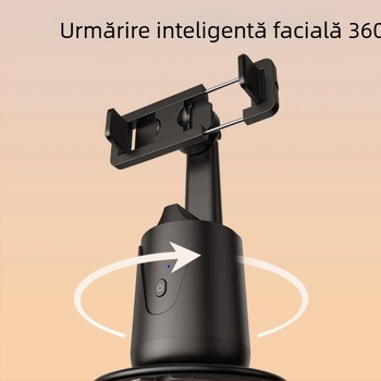 Stabilizator pentru telefon cu recunoaștere facială, urmărire automată, anti-vibrații, stabilizator rotativ cu 3 axe, ABS