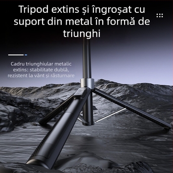 Gimbal portabil, integrat cu urmărire facială, anti-tremur, pentru telefoane mobile, Bluetooth cu telecomandă, trepied de podea