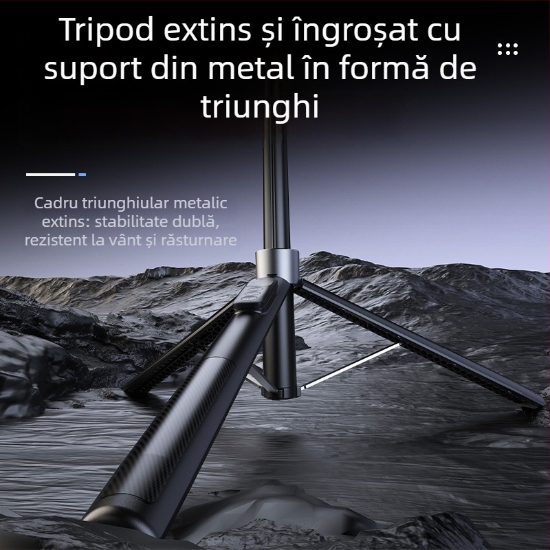 Gimbal portabil, integrat cu urmărire facială, anti-tremur, pentru telefoane mobile, Bluetooth cu telecomandă, trepied de podea