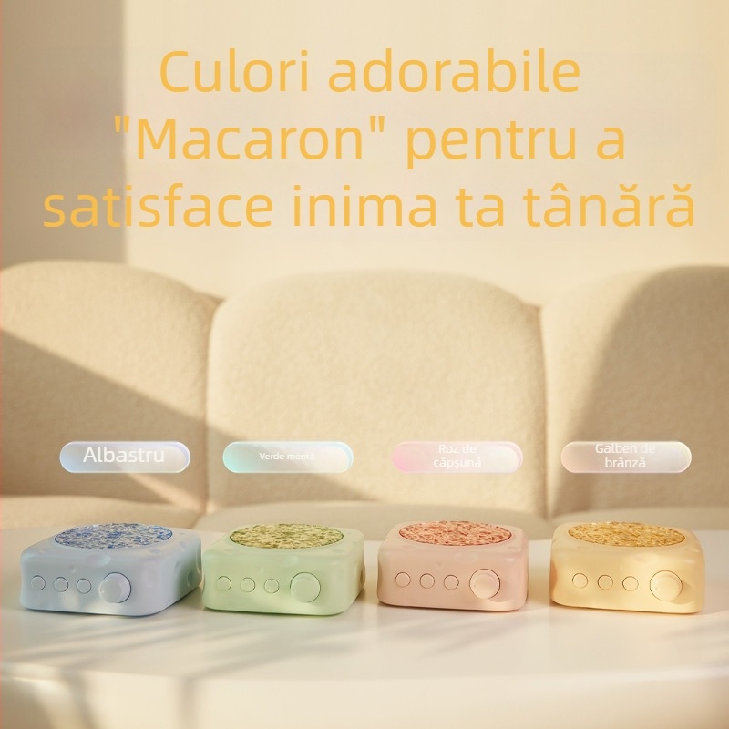 Difuzor Bluetooth LK13 cu proiecție de brânză — Exterior wireless, baterie încorporată 1000–1200mAh, 5W, 20Hz-20kHz, SNR <60dB