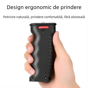 Stabilizator manual pentru streaming cu suport și kit de iluminare pentru VLOG – pentru telefon/cameră, exterior, anti-vibrații, corp din plastic