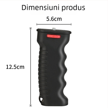 Stabilizator manual pentru streaming cu suport și kit de iluminare pentru VLOG – pentru telefon/cameră, exterior, anti-vibrații, corp din plastic