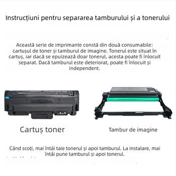 Imaging Drum pentru HP 323d/323dnw, imprimantă laser; Compatibil cu 323d, 323dnw, 323 w1810a, 181a, w1816a, w1810x, 181x; Capacitate: 3000 pagini în cutie compactă, 10000 pagini toner (acoperire 5%)