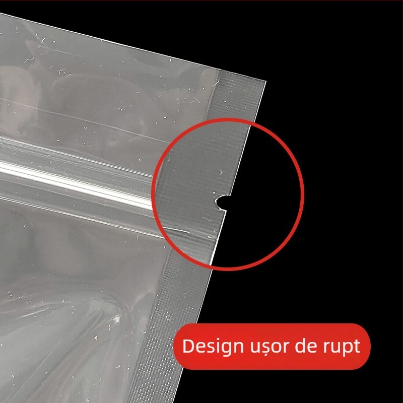 Pungă de ambalaj pentru ciuperci Deer Antler cu fermoar – material alimentar compozit, origine Jieyang, Guangdong; brand And; fără imprimare logo