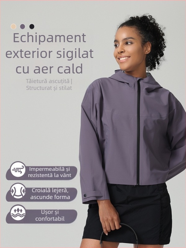 Palton de damă, impermeabil, rezistent la vânt, poliester, pentru toate anotimpurile, mâneci lungi